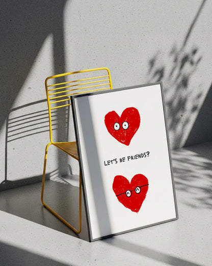 【ポスターのみ】Let’s Be Friendsアートポスター（A2,A3）
