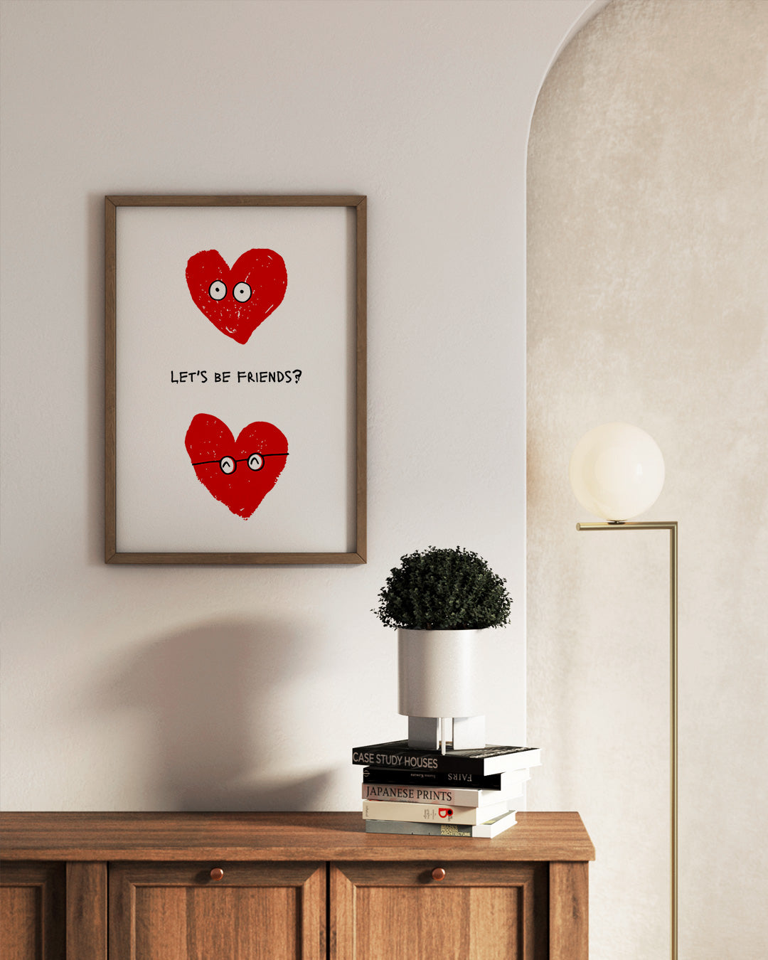 【ポスターのみ】Let’s Be Friendsアートポスター（A2,A3）