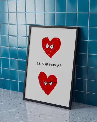 【ポスターのみ】Let’s Be Friendsアートポスター（A2,A3）