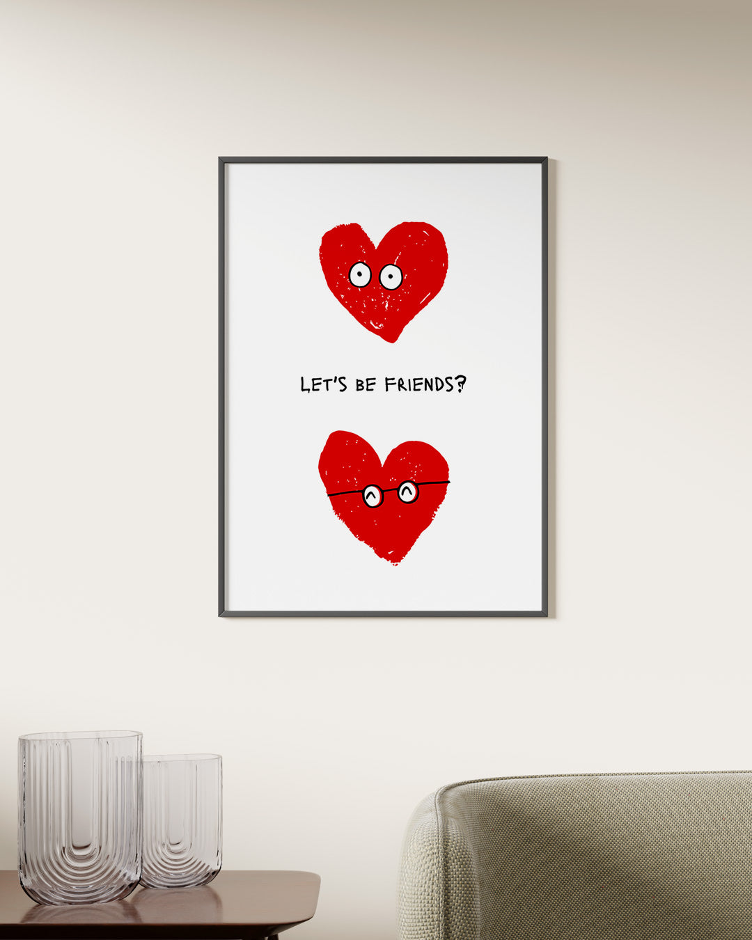 【ポスターのみ】Let’s Be Friendsアートポスター（A2,A3）