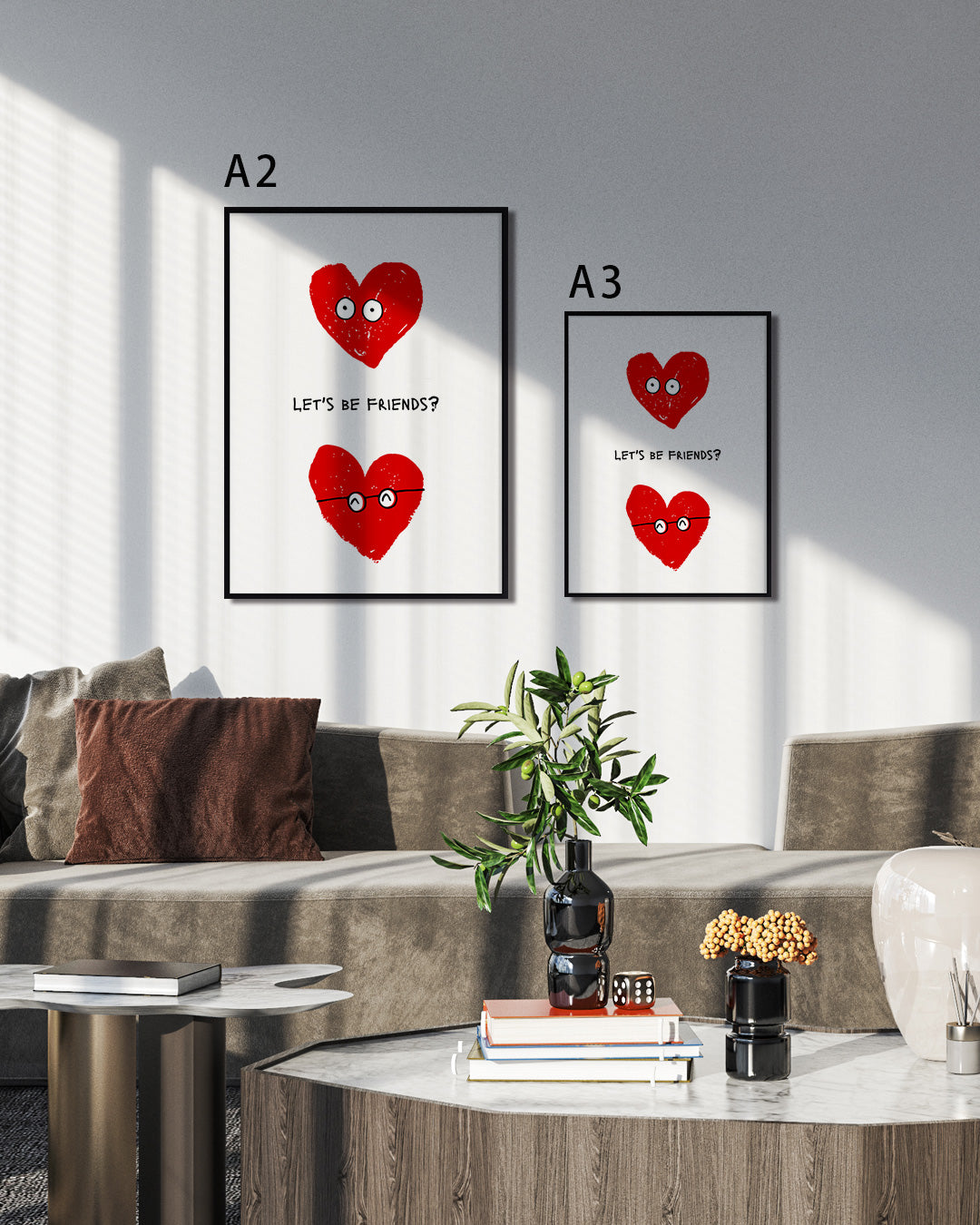 【ポスターのみ】Let’s Be Friendsアートポスター（A2,A3）