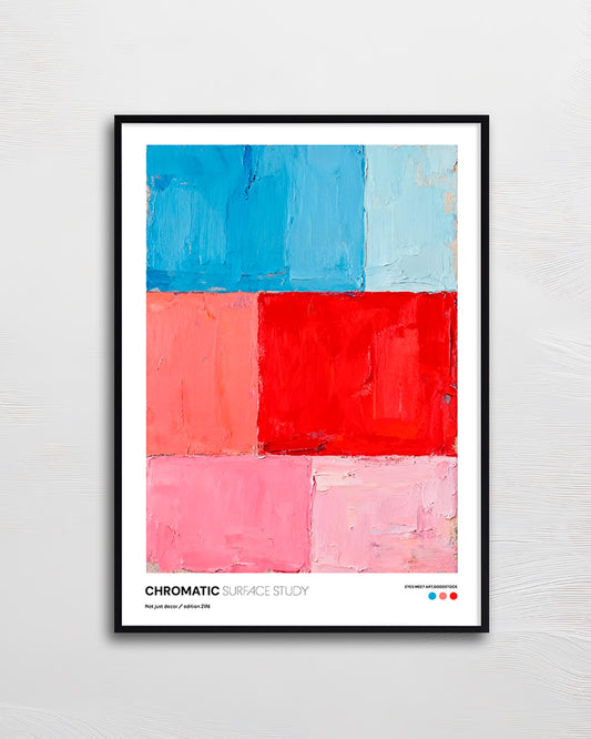 【ポスターのみ】Chromatic Surface Studyアートポスター（A2,A3）