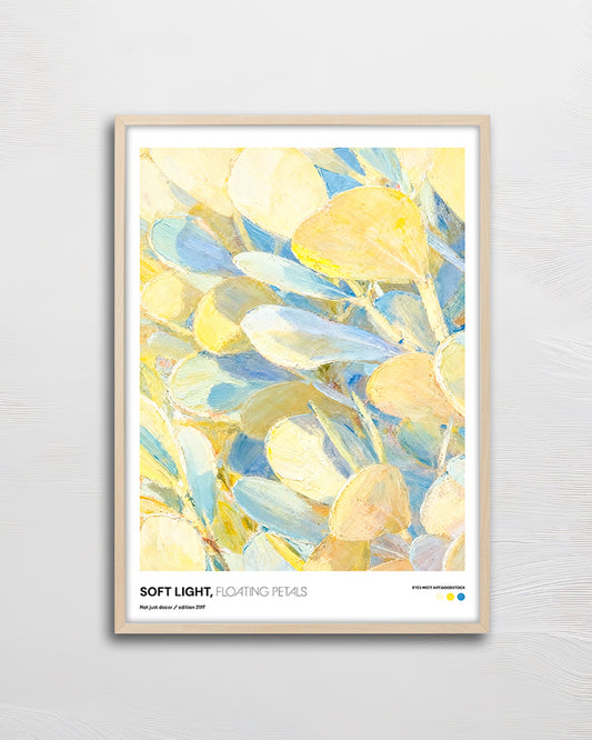 【ポスターのみ】Soft Light, Floating Petalsアートポスター（A2,A3）