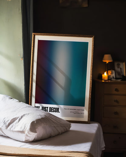 【ポスターのみ】Chromatic Memory Gradientアートポスター（A2,A3）