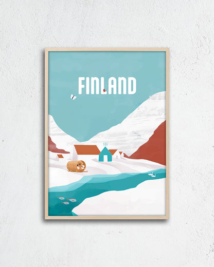 【ポスターのみ】Finland, A Nordic Breathアートポスター（A2,A3）