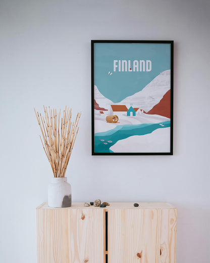 【ポスターのみ】Finland, A Nordic Breathアートポスター（A2,A3）