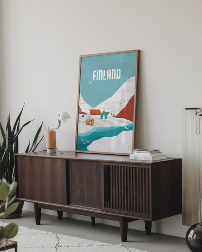 【ポスターのみ】Finland, A Nordic Breathアートポスター（A2,A3）