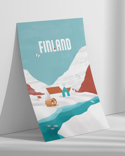 【ポスターのみ】Finland, A Nordic Breathアートポスター（A2,A3）