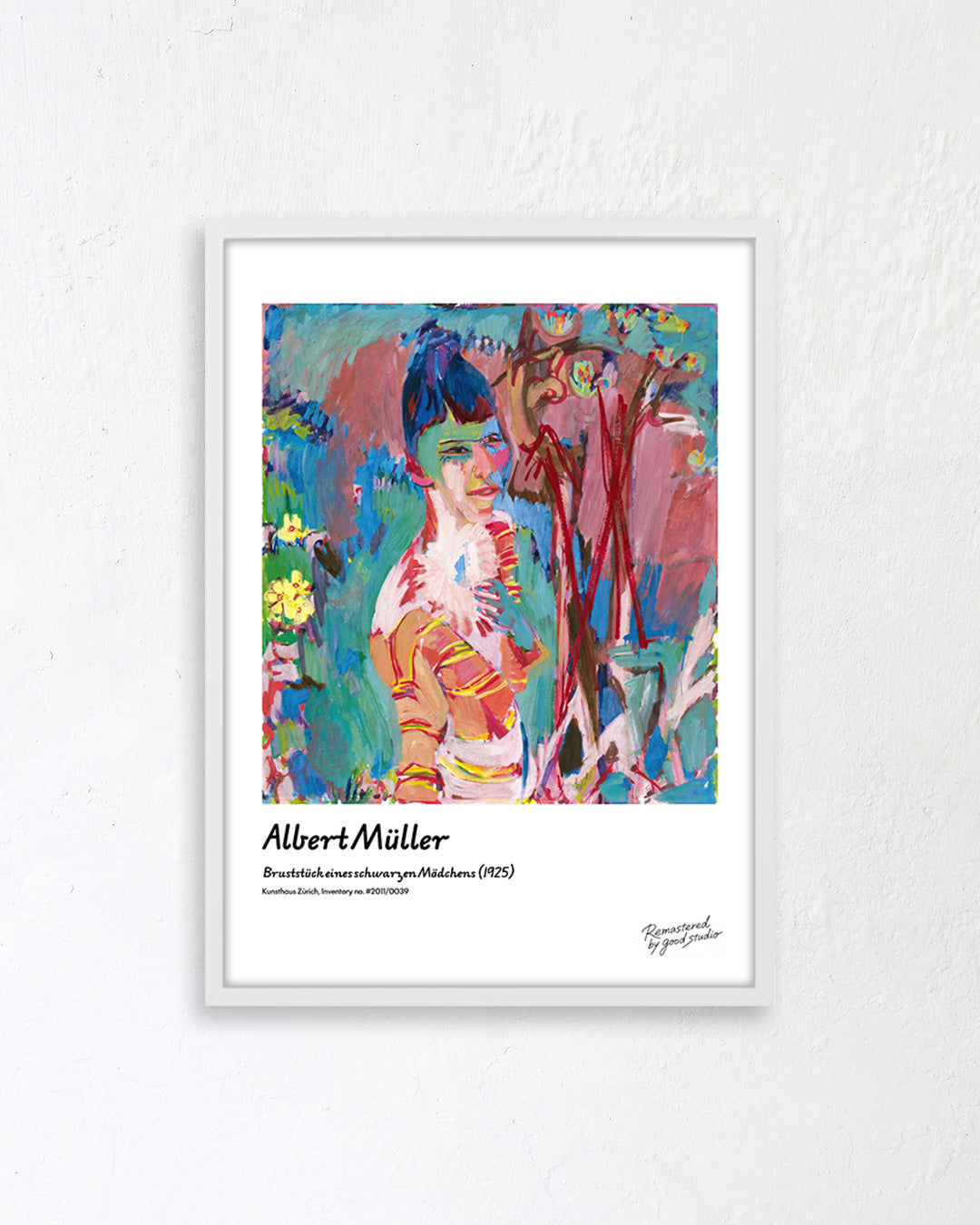 【ポスターのみ】Bust of a Coloured Girl, 1925アートポスター（A2,A3）