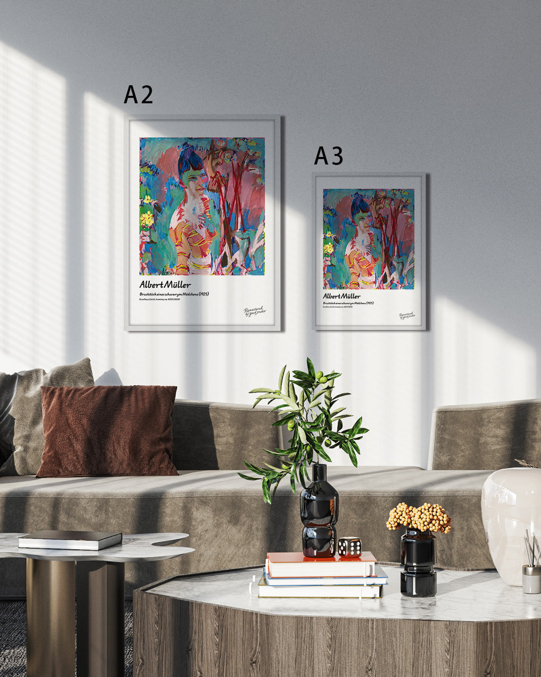 【ポスターのみ】Bust of a Coloured Girl, 1925アートポスター（A2,A3）