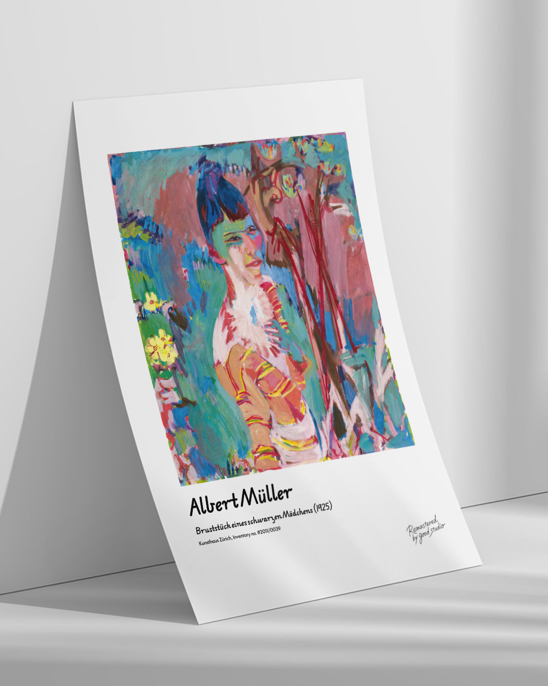 【ポスターのみ】Bust of a Coloured Girl, 1925アートポスター（A2,A3）