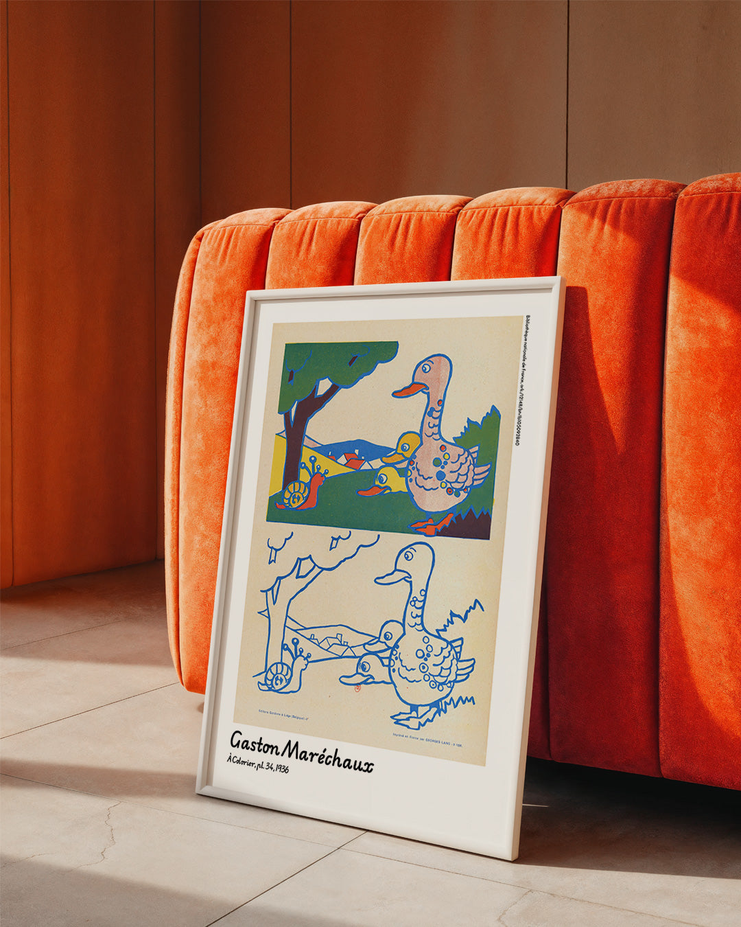 【ポスターのみ】À Colorier, Pl. 34 (1936)アートポスター（A2,A3）