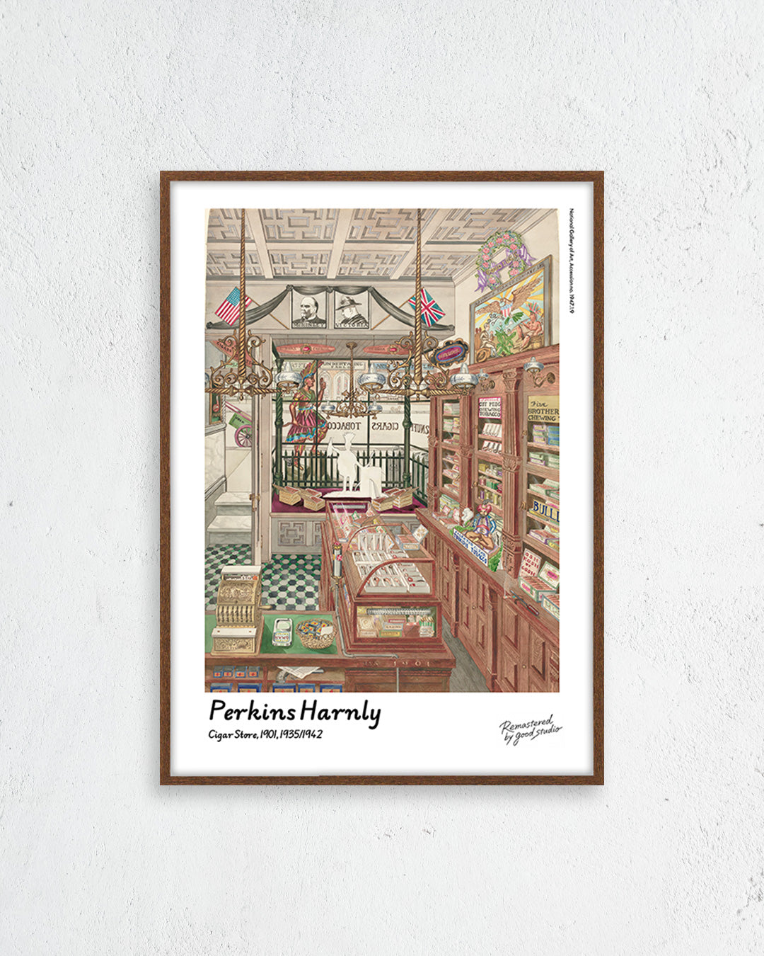【ポスターのみ】Cigar Store, 1901アートポスター（A2,A3）