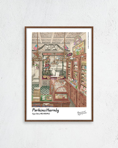 【ポスターのみ】Cigar Store, 1901アートポスター（A2,A3）