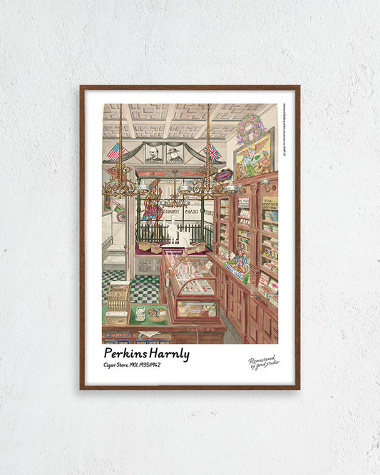 【ポスターのみ】Cigar Store, 1901アートポスター（A2,A3）