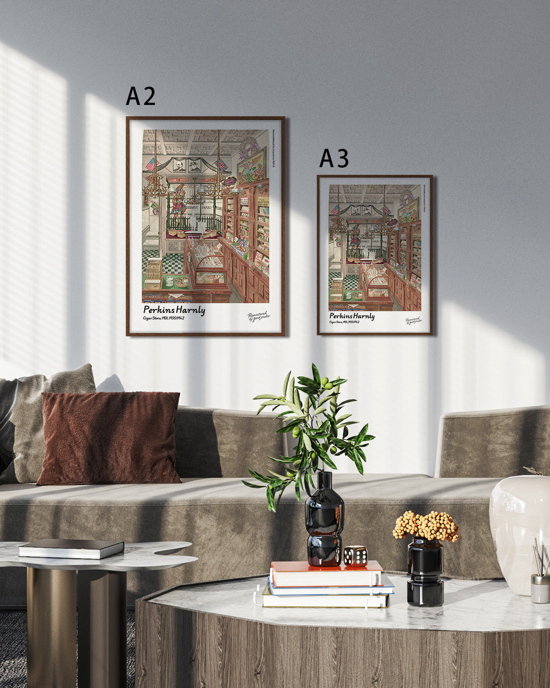 【ポスターのみ】Cigar Store, 1901アートポスター（A2,A3）