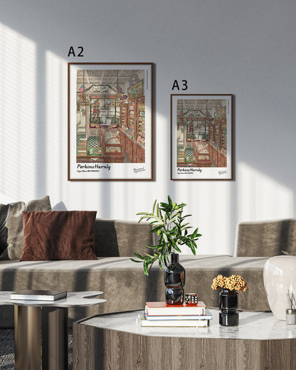 【ポスターのみ】Cigar Store, 1901アートポスター（A2,A3）