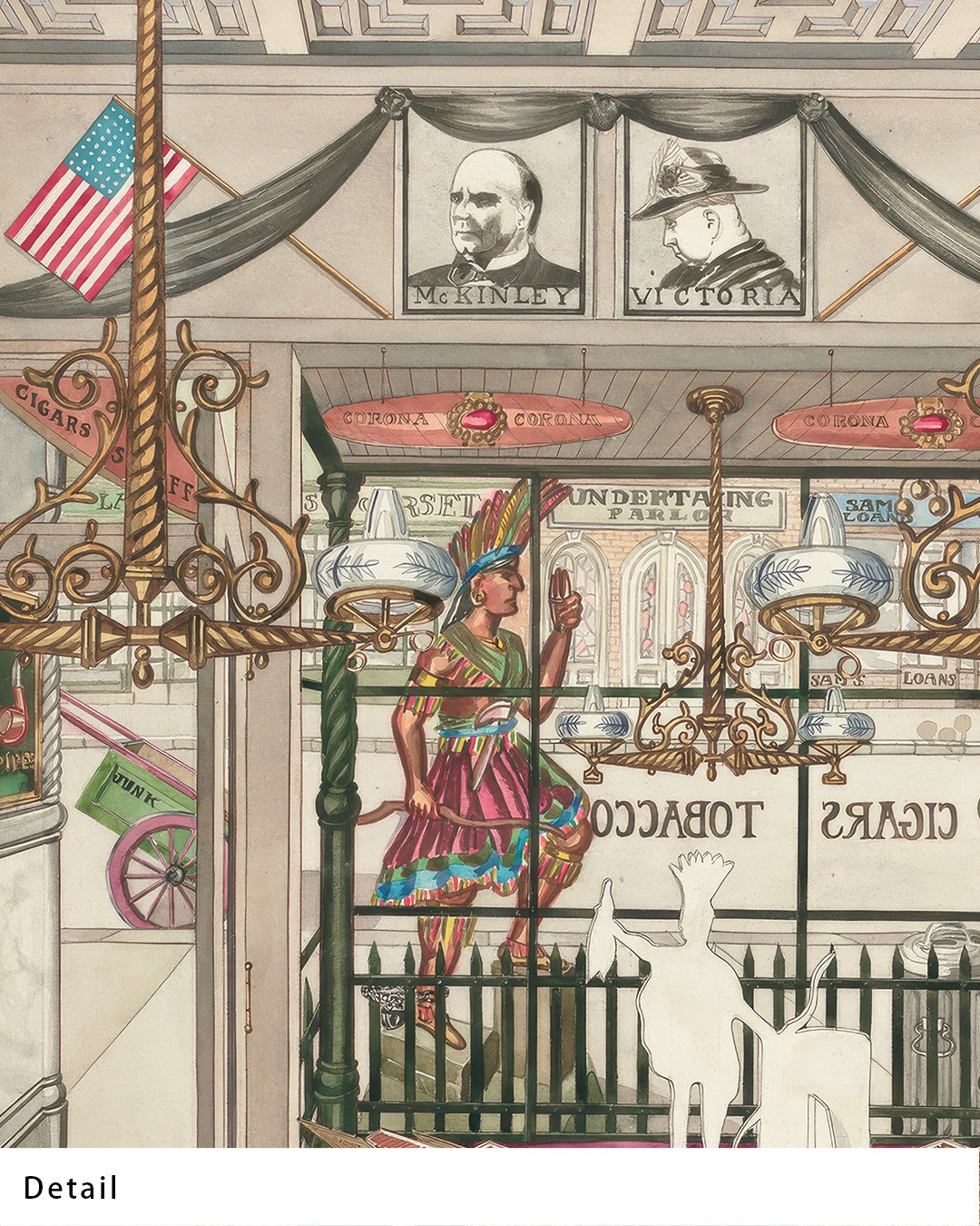 【ポスターのみ】Cigar Store, 1901アートポスター（A2,A3）