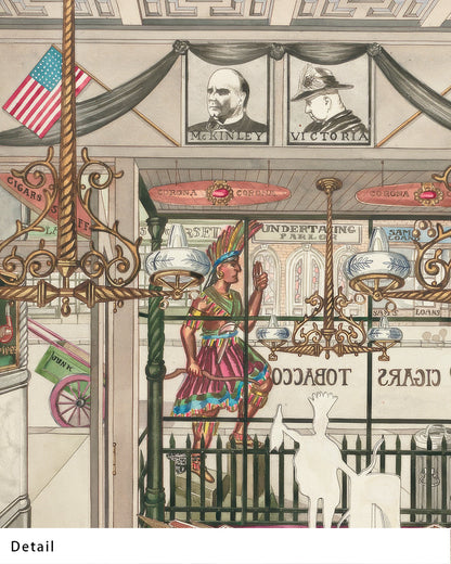 【ポスターのみ】Cigar Store, 1901アートポスター（A2,A3）