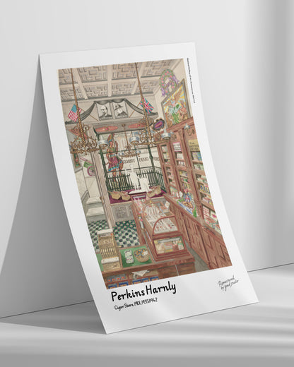 【ポスターのみ】Cigar Store, 1901アートポスター（A2,A3）