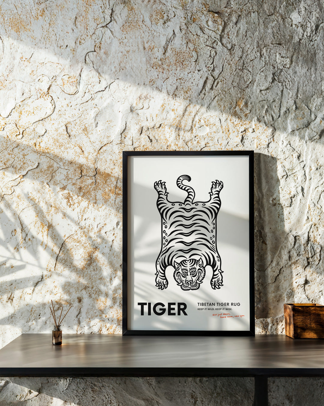【ポスターのみ】TIBETAN TIGER RUGアートポスター（A2,A3）