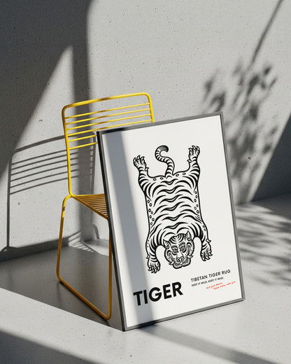【ポスターのみ】TIBETAN TIGER RUGアートポスター（A2,A3）