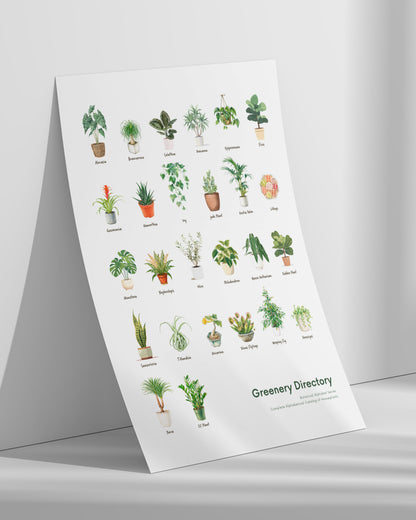 【ポスターのみ】Greenery Directoryアートポスター（A2,A3）