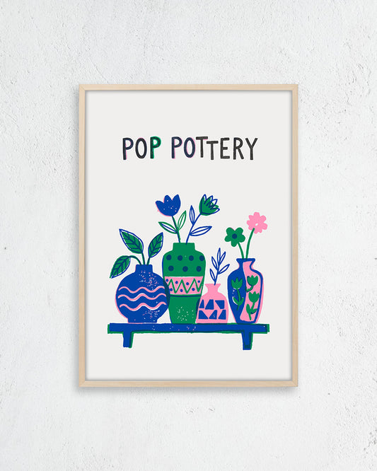 【ポスターのみ】POP POTTERYアートポスター（A2,A3）