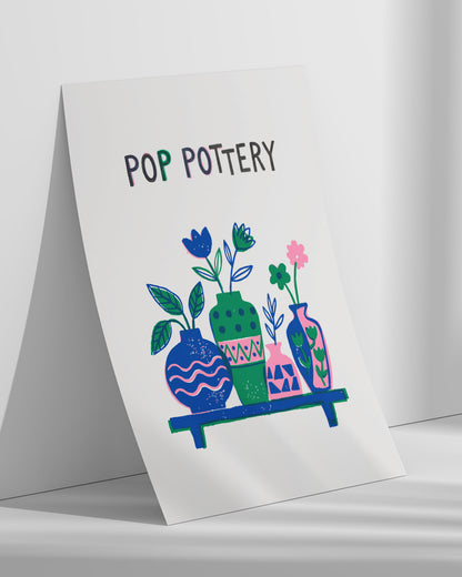 【ポスターのみ】POP POTTERYアートポスター（A2,A3）