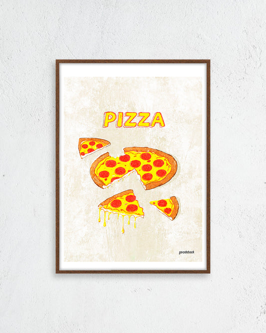 【ポスターのみ】Let's get pizza!アートポスター（A2,A3）