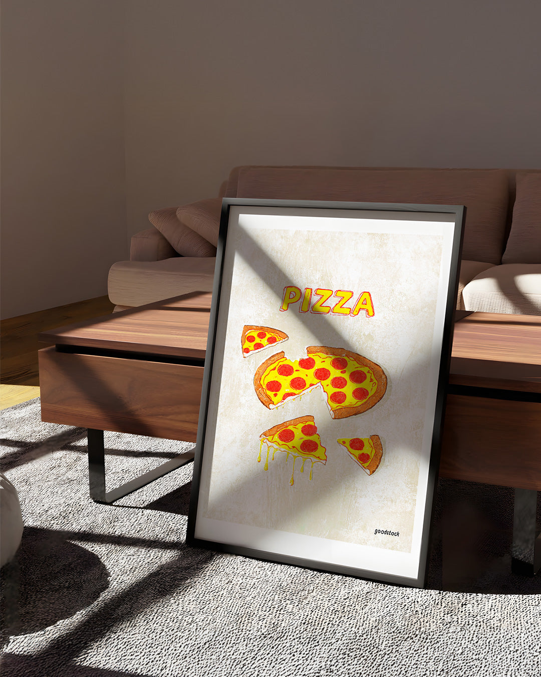 【ポスターのみ】Let's get pizza!アートポスター（A2,A3）
