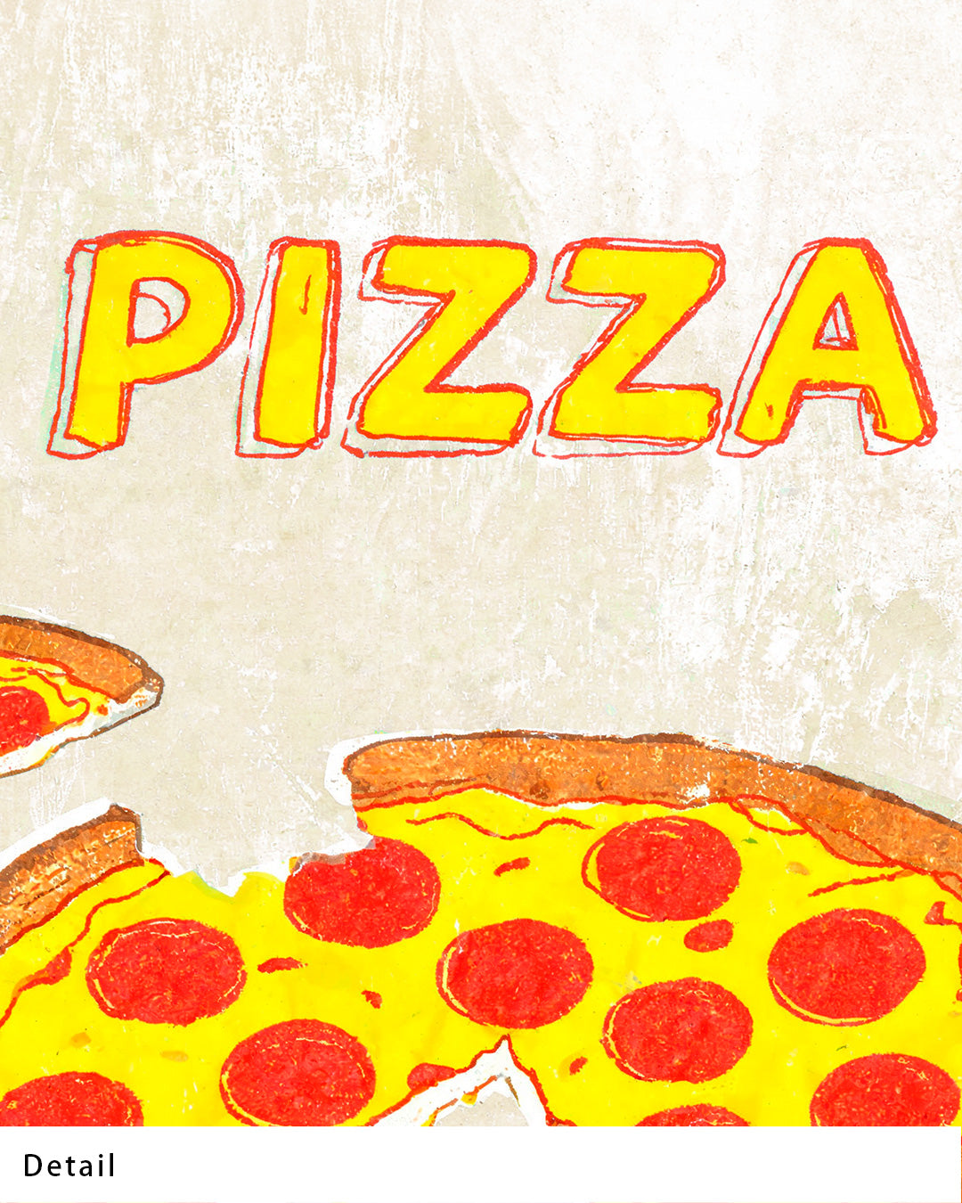 【ポスターのみ】Let's get pizza!アートポスター（A2,A3）