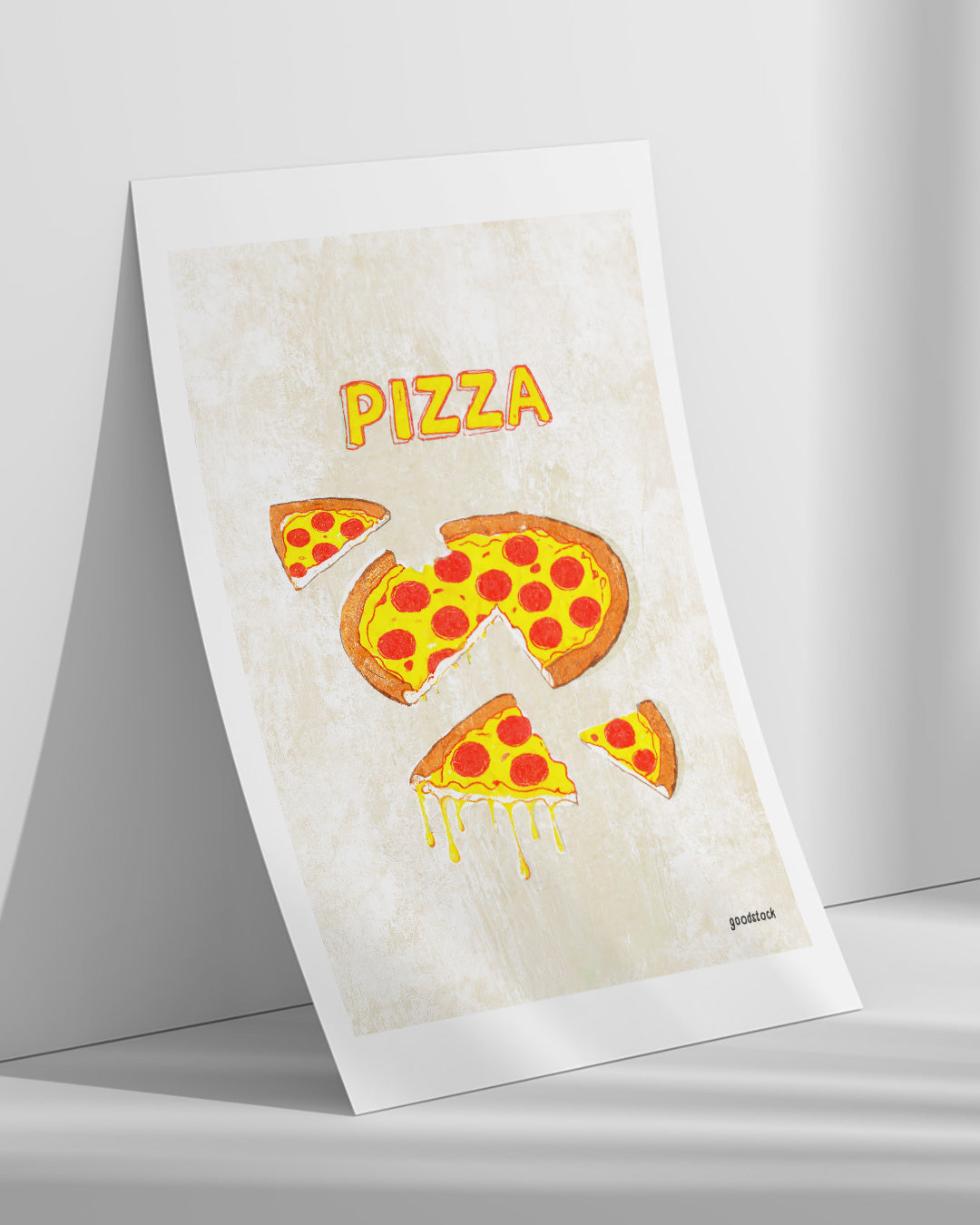 【ポスターのみ】Let's get pizza!アートポスター（A2,A3）