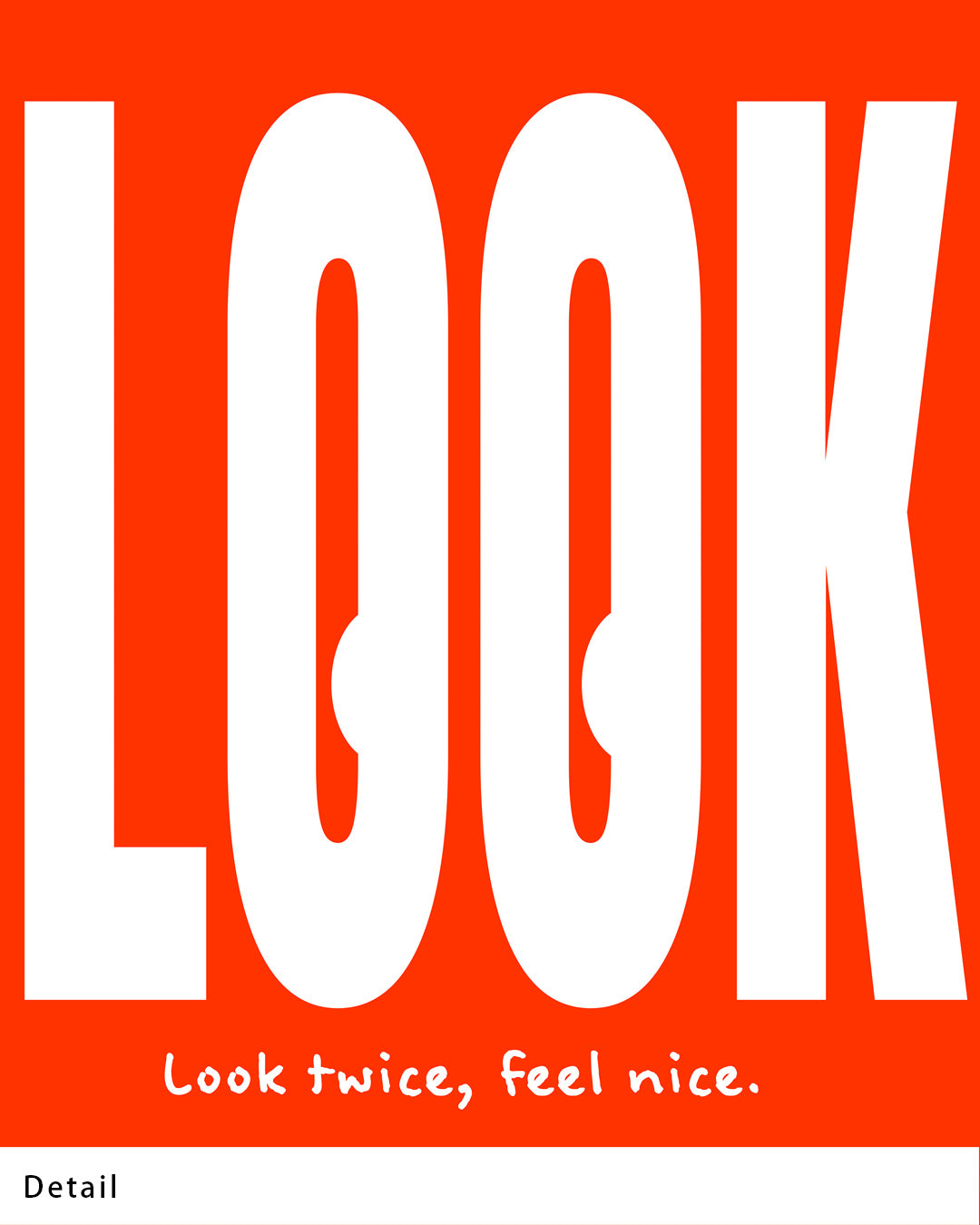【ポスターのみ】LOOK Posterアートポスター（A2,A3）
