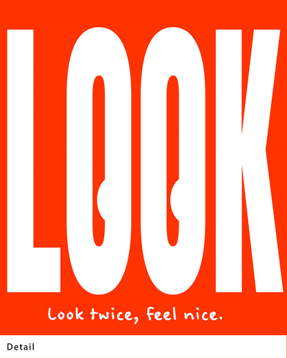 【ポスターのみ】LOOK Posterアートポスター（A2,A3）