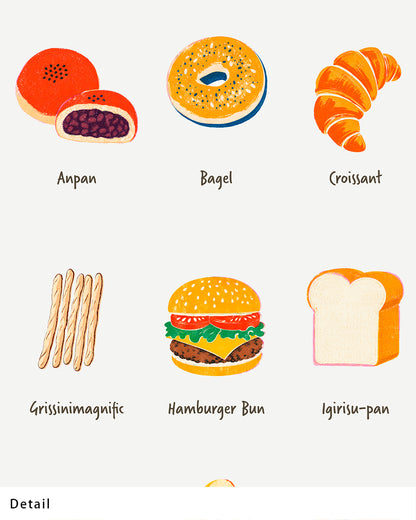 【ポスターのみ】The Bread Collectionアートポスター（A2,A3）