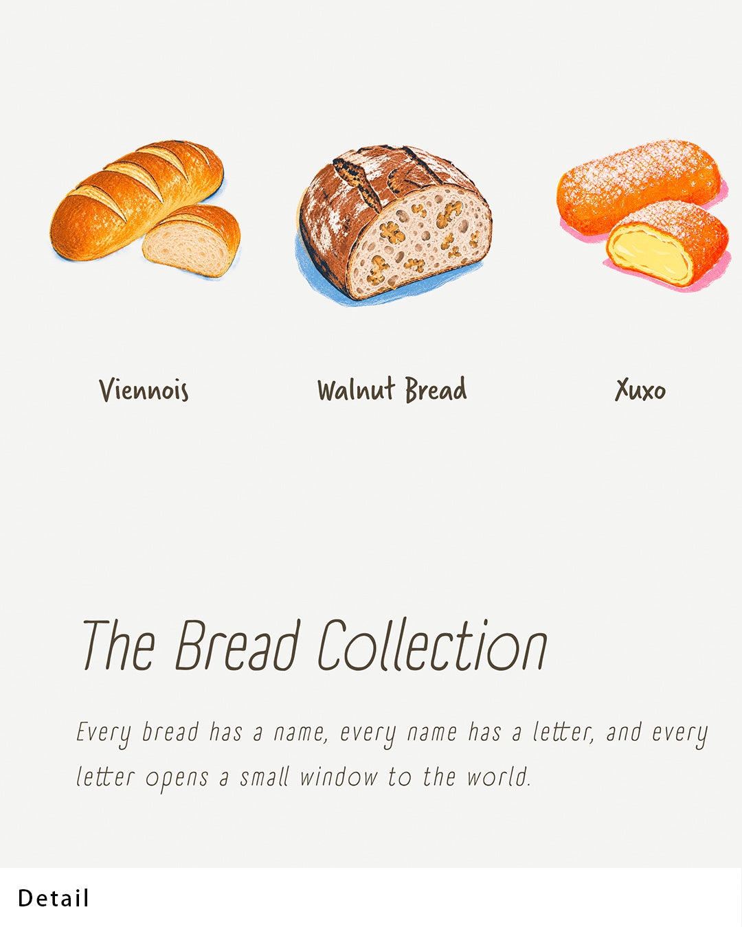 【ポスターのみ】The Bread Collectionアートポスター（A2,A3）
