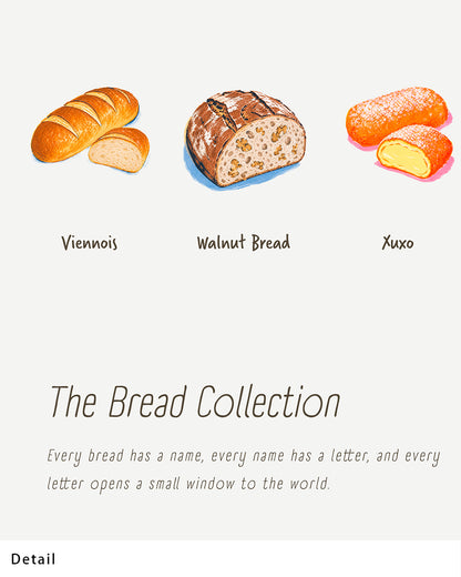 【ポスターのみ】The Bread Collectionアートポスター（A2,A3）