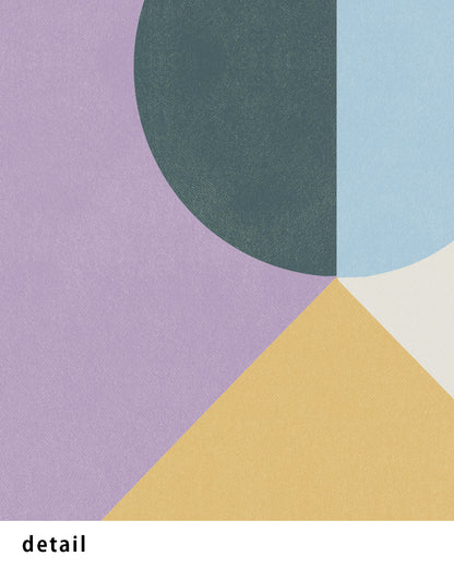 Shape Harmony 01 – Pastel Balanceポスター（35×35cm/50×50cm）