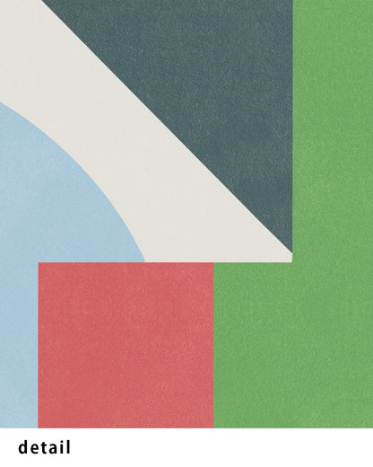 Shape Harmony 01 – Pastel Balanceポスター（35×35cm/50×50cm）