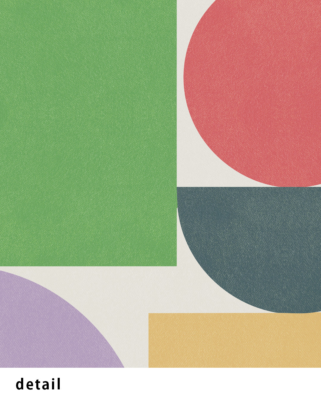 Shape Harmony 01 – Pastel Balanceポスター（35×35cm/50×50cm）