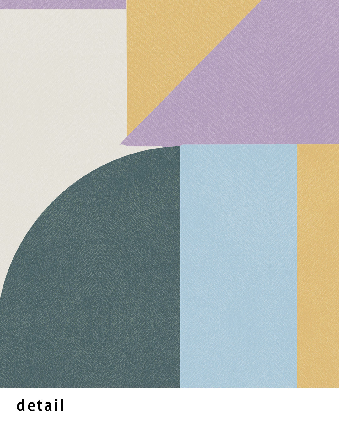 Shape Harmony 01 – Pastel Balanceポスター（35×35cm/50×50cm）