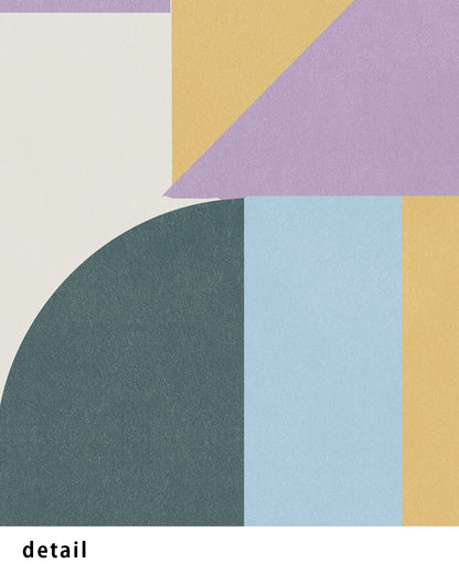 Shape Harmony 01 – Pastel Balanceポスター（35×35cm/50×50cm）