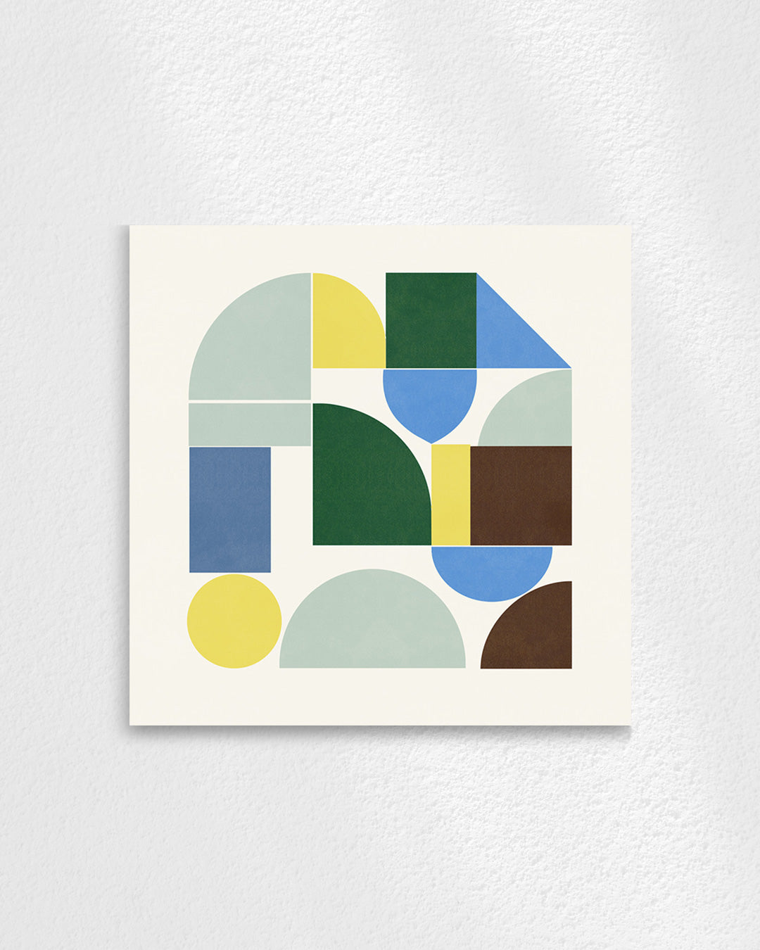 Shape Harmony 02 – Calm Structureポスター（35×35cm/50×50cm）