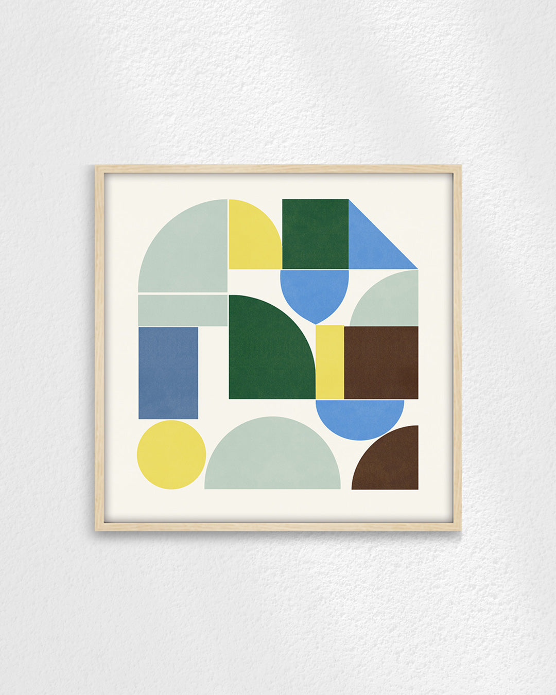 Shape Harmony 02 – Calm Structureポスター（35×35cm/50×50cm）