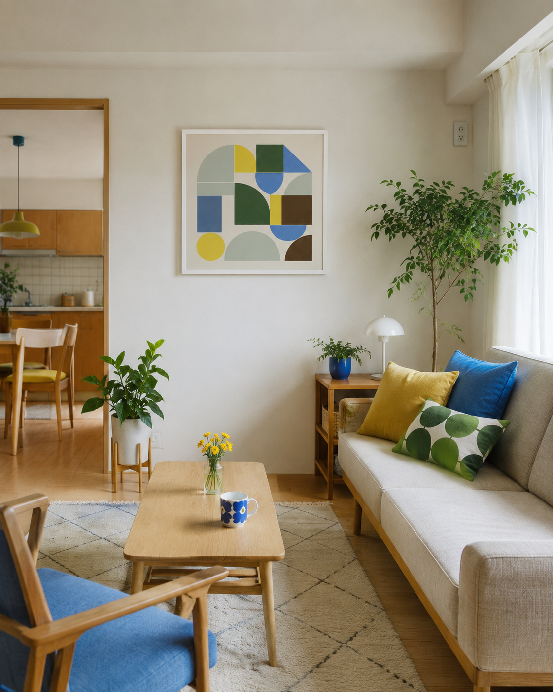 Shape Harmony 02 – Calm Structureポスター（35×35cm/50×50cm）