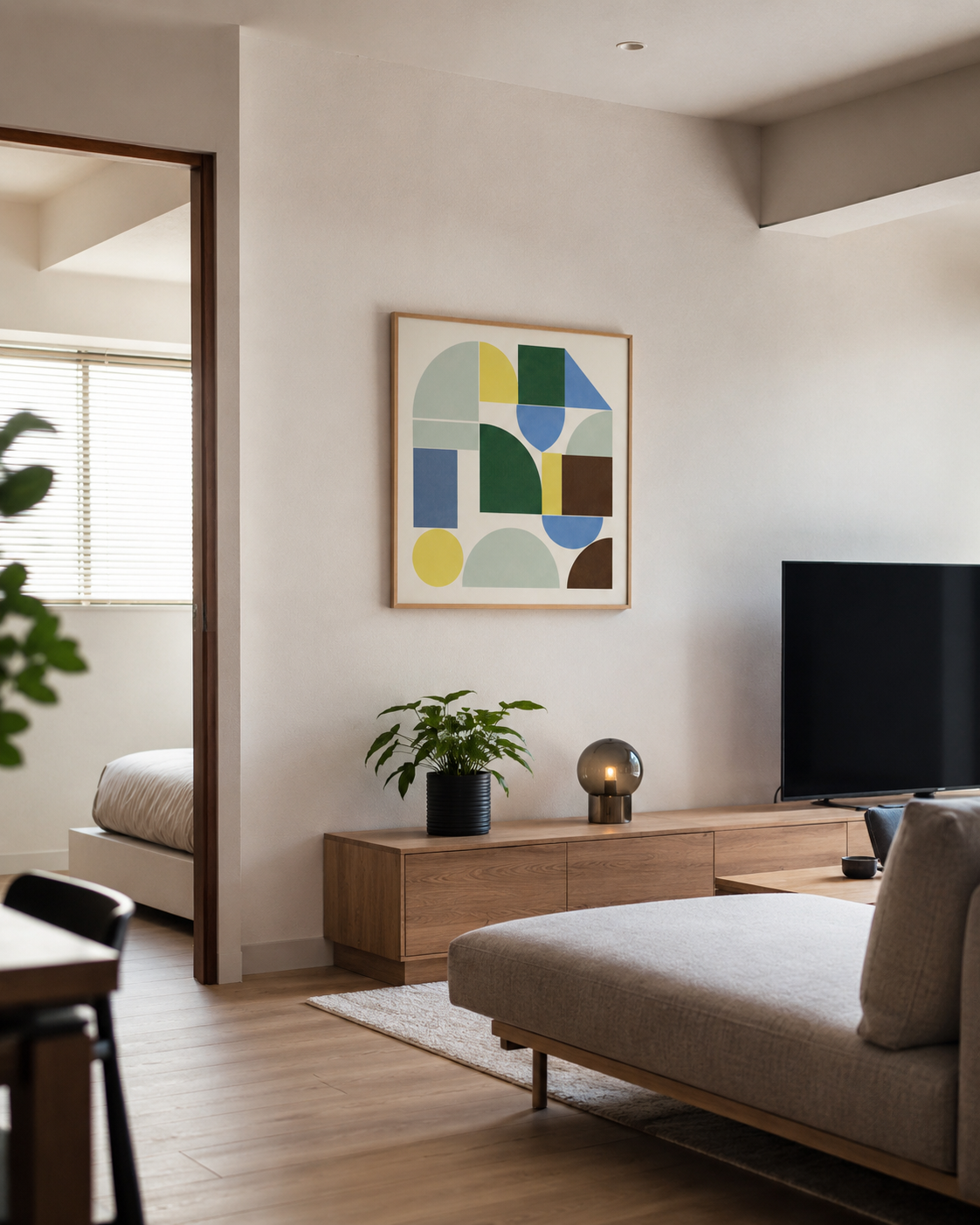 Shape Harmony 02 – Calm Structureポスター（35×35cm/50×50cm）
