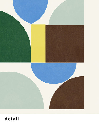 Shape Harmony 02 – Calm Structureポスター（35×35cm/50×50cm）