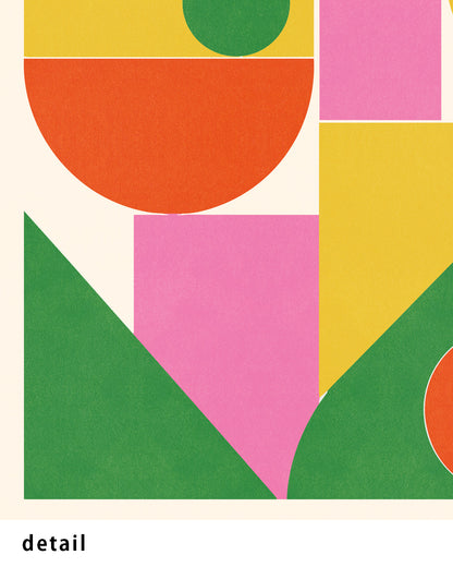 Shape Harmony 03 – Vivid Rhythmポスター（35×35cm/50×50cm）