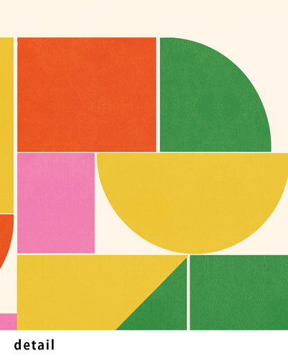 Shape Harmony 03 – Vivid Rhythmポスター（35×35cm/50×50cm）
